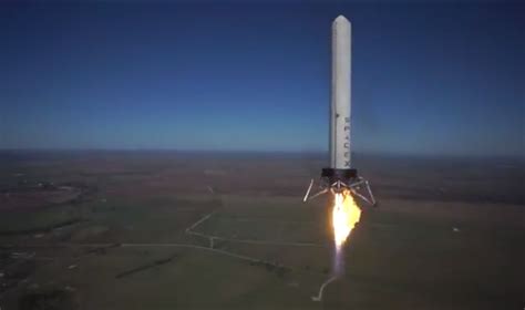 Spacex S Grasshopper Reusable Rocket Prototype Space