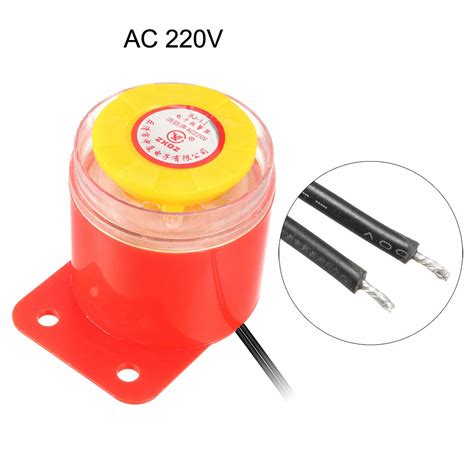 AC 220V Active Electronic Buzzer Beep Tone Alarm Ringer Continuous