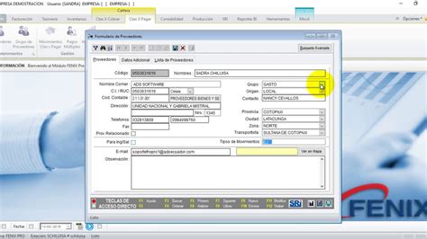 4 Cuentas Por Pagar Proveedores Fenix Sistema Contable Youtube