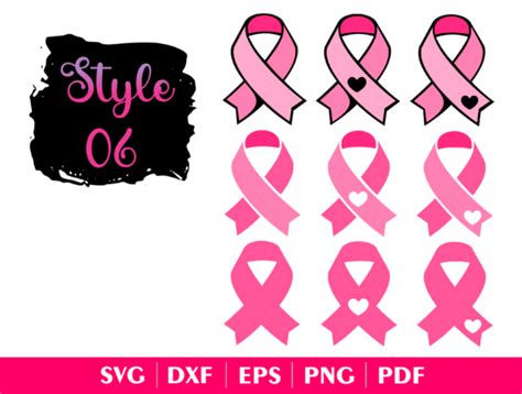 Breast Cancer Ribbon Awareness Svg Graphic By Momstercraft · Creative