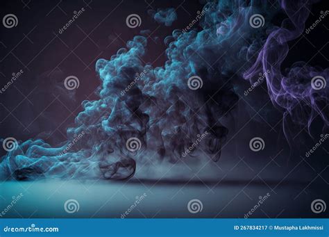 This Background is Composed of Smoke or Fog. Stock Illustration ...