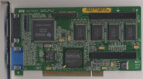 Matrox Graphics Millennium Ii Pci 8m Mil2p8f Vga ビデオカード