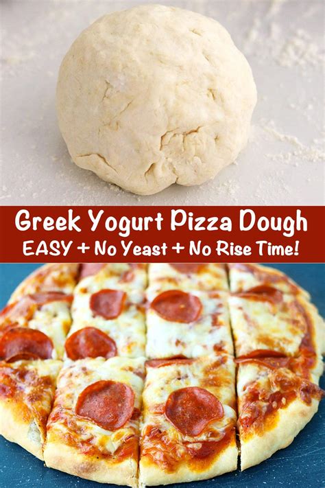 Greek Yogurt Pizza Dough Quick Easy No Yeast That Spicy Chick