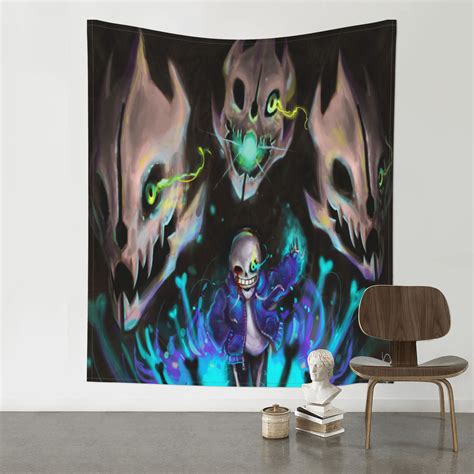 Undertale Sans Wall Tapestry Anime Poster For Bedroom Aesthetics Funny