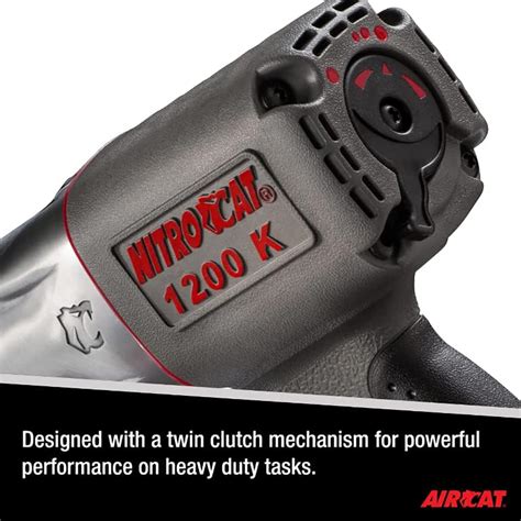 Aircat Nitrocat Kevlar Composite Twin Clutch Impact Wrench The