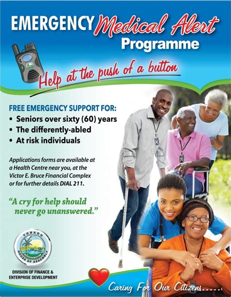 The Emergency Medical Alert Programme Brochure Division Of Finance