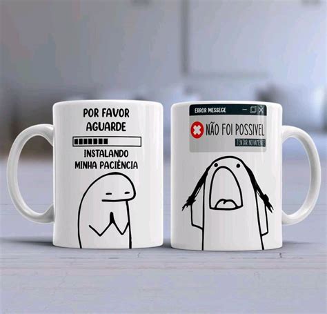 Caneca Por Favor Aguarde Instalando Minha Paci Ncia Elo