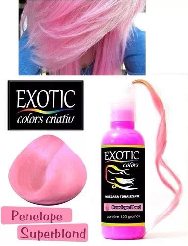 Tonalizante Exotic Color Sem Amônia Penélope Superblond 120g Mercadolivre