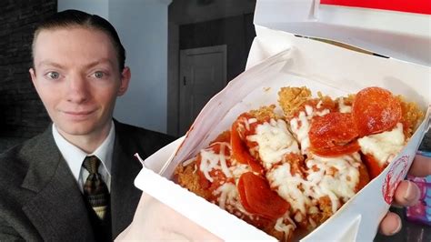 KFC's NEW Chizza Review! - YouTube