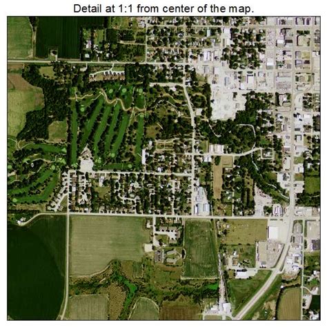 Aerial Photography Map Of York Ne Nebraska