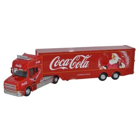 Oxford Tcab Cc Scania T Cab Box Trailer Coca Cola Christmas Truck