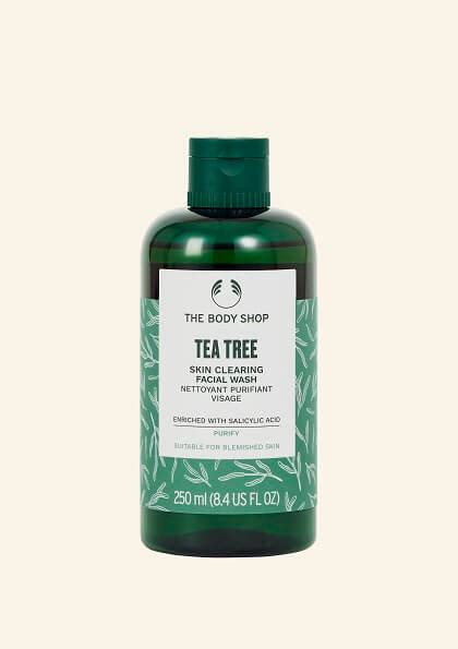 Tea Tree Face Wash Tea Tree Cleanser The Body ShopÂ