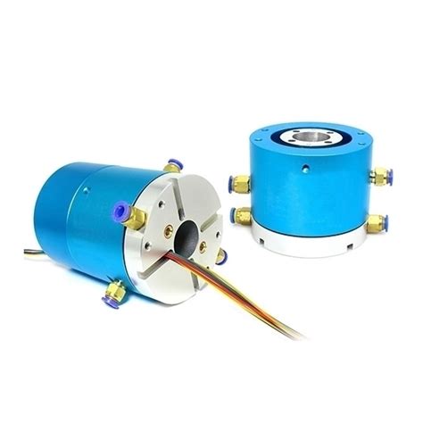 Passage Rotary Joint Pneumatic Electrical Slip Ring G Thread