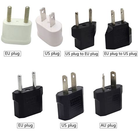 United America European Plug Adapter Power Converter Usa Us To EU