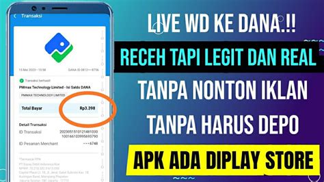 Rilis Aplikasi Penghasil Uang Saldo Dana Favorit Terbukti