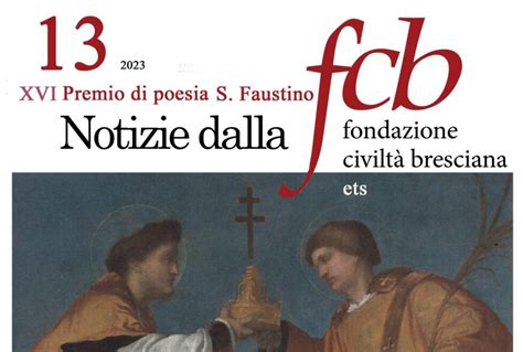 Pubblicate Le Poesie Dialettali Del Premio Faustino E Giovita Quibrescia