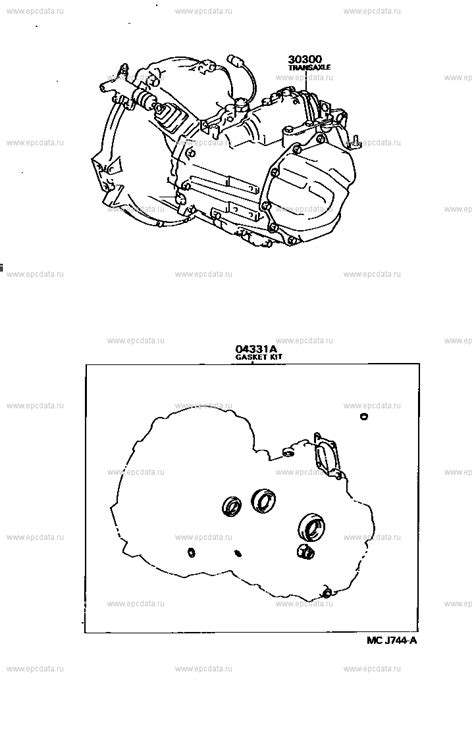 Transaxle Or Transmission Assy Gasket Kit Mtm For Toyota Starlet