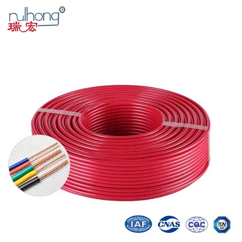 Single Core Bv Electrical Connection Wire Pvc Insulated Copper Cable