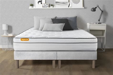 Matelas 180x200 double sommiers 90x200 Memo Luxe Ressorts ensachés