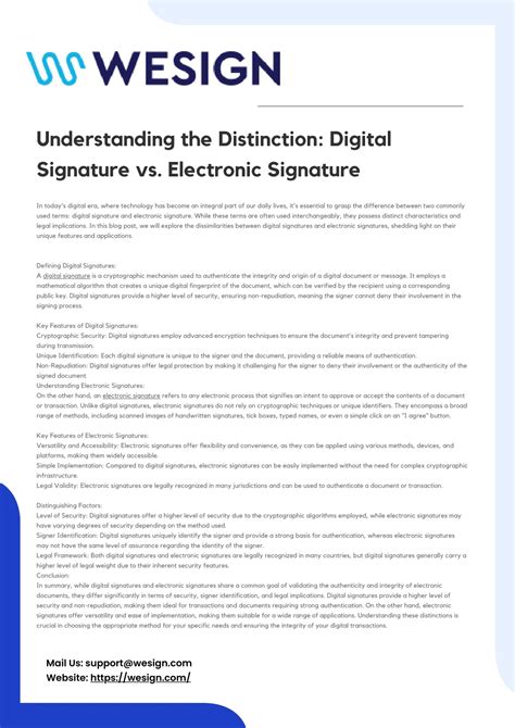 PPT Understanding The Distinction Digital Signature Vs Electronic