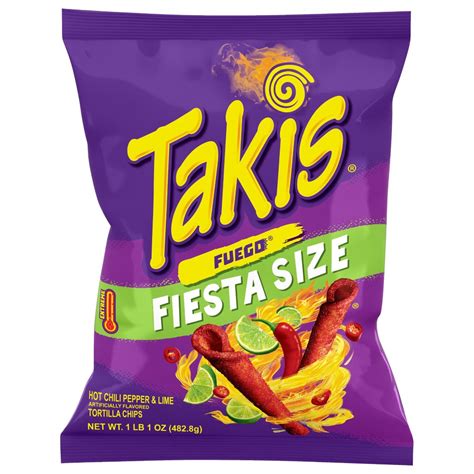 Takis Fuego Tortilla Chips Fiesta Size Bag - 17oz 17 oz | Shipt