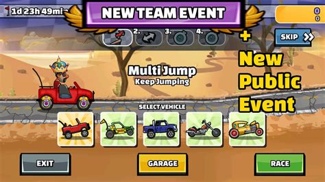 Hill Climb Racing 2 New Team Event Abrupt Automobiles YouTube