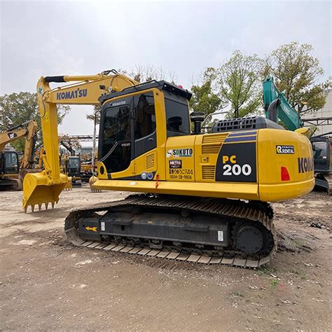 Used Japan Construction Machine Komatsu PC200 Excavator Used Heavy Duty