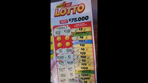 Wow And Wow White Hot Lotto Winning Ticket’s Ontario Olg Ticket Youtube