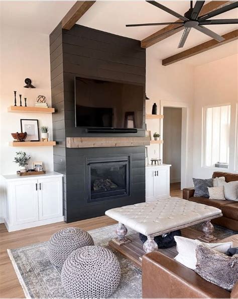 50 Stylish Shiplap Fireplace Ideas Chaylor And Mads