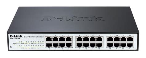 D-Link 24-Port EasySmart Gigabit Ethernet Switch, Desktop/Rack ...