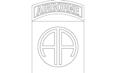 82nd Airborne dxf File Free Download - 3axis.co