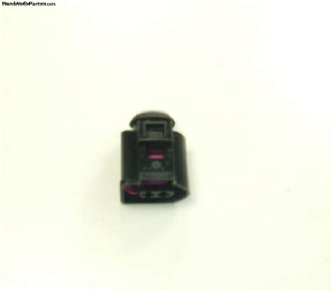 4D0971992 $6 OEM VW 2 Pin Black Female Connector Beetle Golf Jetta