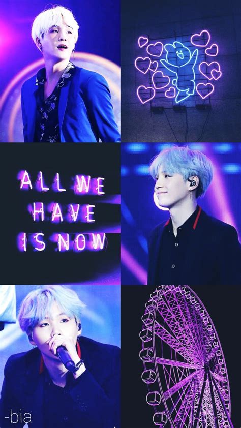 Wallpaper Yoongi Suga Bts Purple Aesthetic Wallpapers Desktop