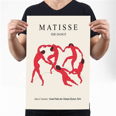 Matisse the dance poster print Matisse exhibition poster | Etsy