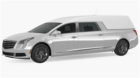 White luxury hearse car model - TurboSquid 1561800