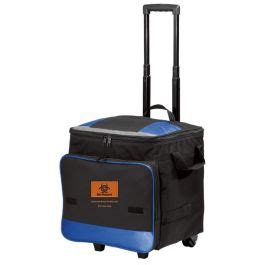 Rolling Specimen Transport Cooler With Biohazard Symbol Medicus Health