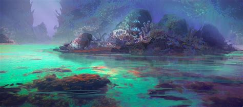 Artstation The Ocean Sketch Leon Tukker Fantasy Art Fantasy