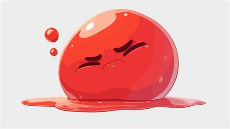 Cartoon Illustration Of Red Blood Cell Premium Ai Generated Vector