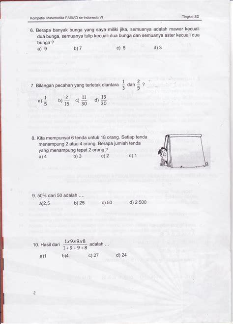 Soal Olimpiade Matematika Sd Meteor