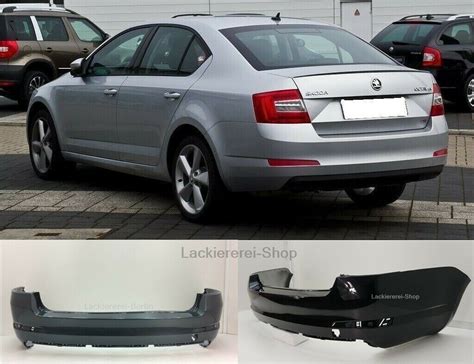 Skoda Octavia 3 Limousine 2013 2017 STOßSTANGE HINTEN LACKIERT IN