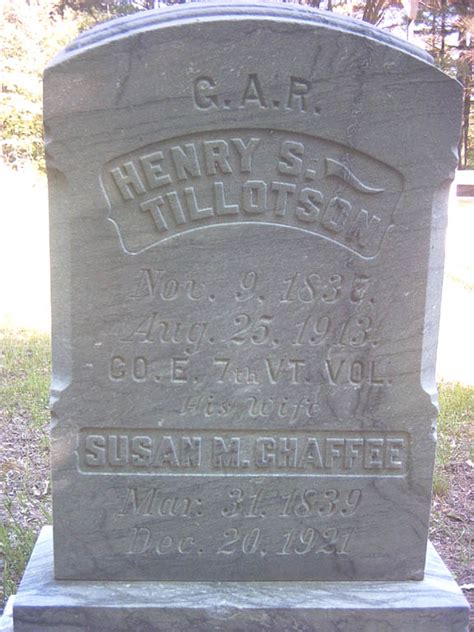 Henry Selvenus Tillotson 1837 1913 Find A Grave Memorial