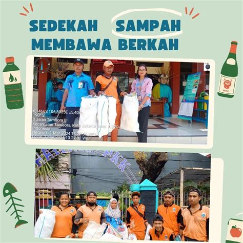 Gerakan Sedekah Sampah Bersama Kasi Ekbang Dan Ppsu Kelurahan Tambora