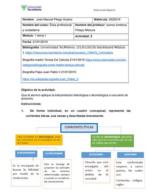 Evidencia 1 etica Nombre Kevin Alejandro Medina Quevedo Matrícula