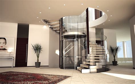 Round Glass Elevators Custom Made Or Model Selection Siller Stairs