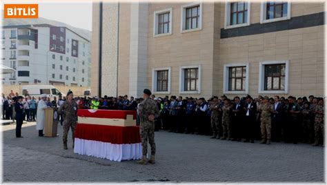 Kazada hayatını kaybeden polisin naaşı memleketine uğurlandı Bitlis