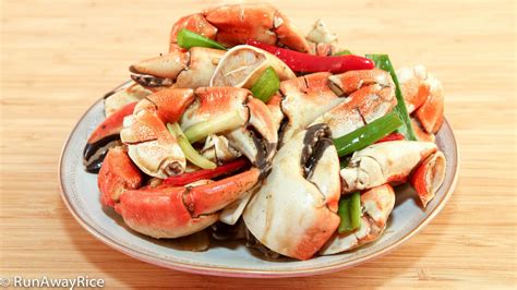 Spicy Stir Fried Crab Legs Cua Xao Gung Ot Runawayrice