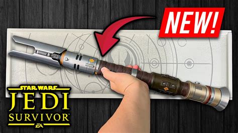 New Cal Kestis Jedi Survivor Legacy Lightsaber Review Star Wars