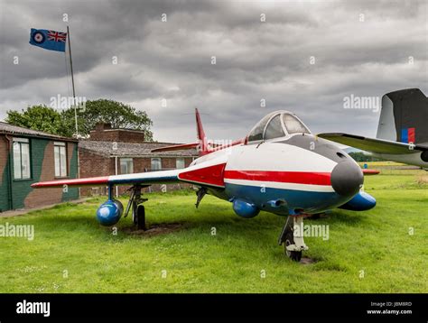 Danish Air Force Hawker Hunter F E Stock Photo Alamy