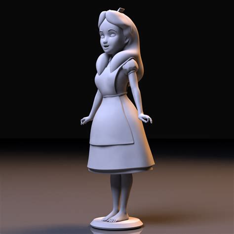 Stl File Alice In Wonderland・model To Download And 3d Print・cults