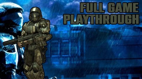 Halo 3 ODST Full Game Playthrough Long Play YouTube